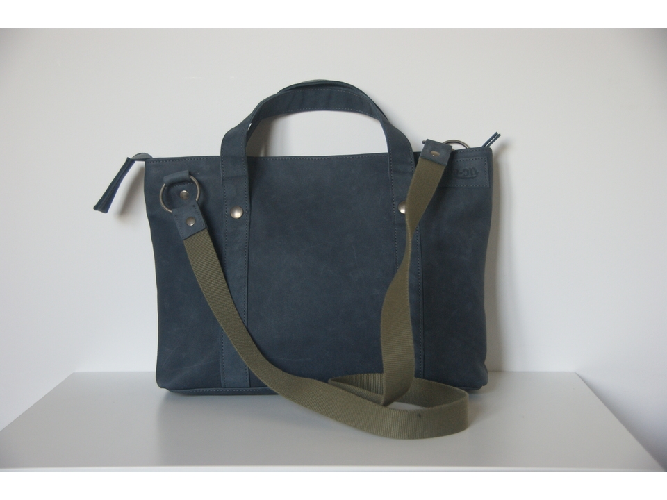 shopper horizontaal: blauw - foto 4